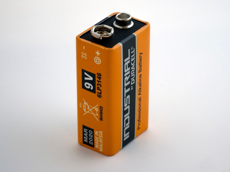 Store batteries top