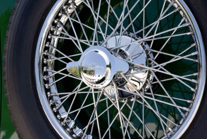 car tire up close