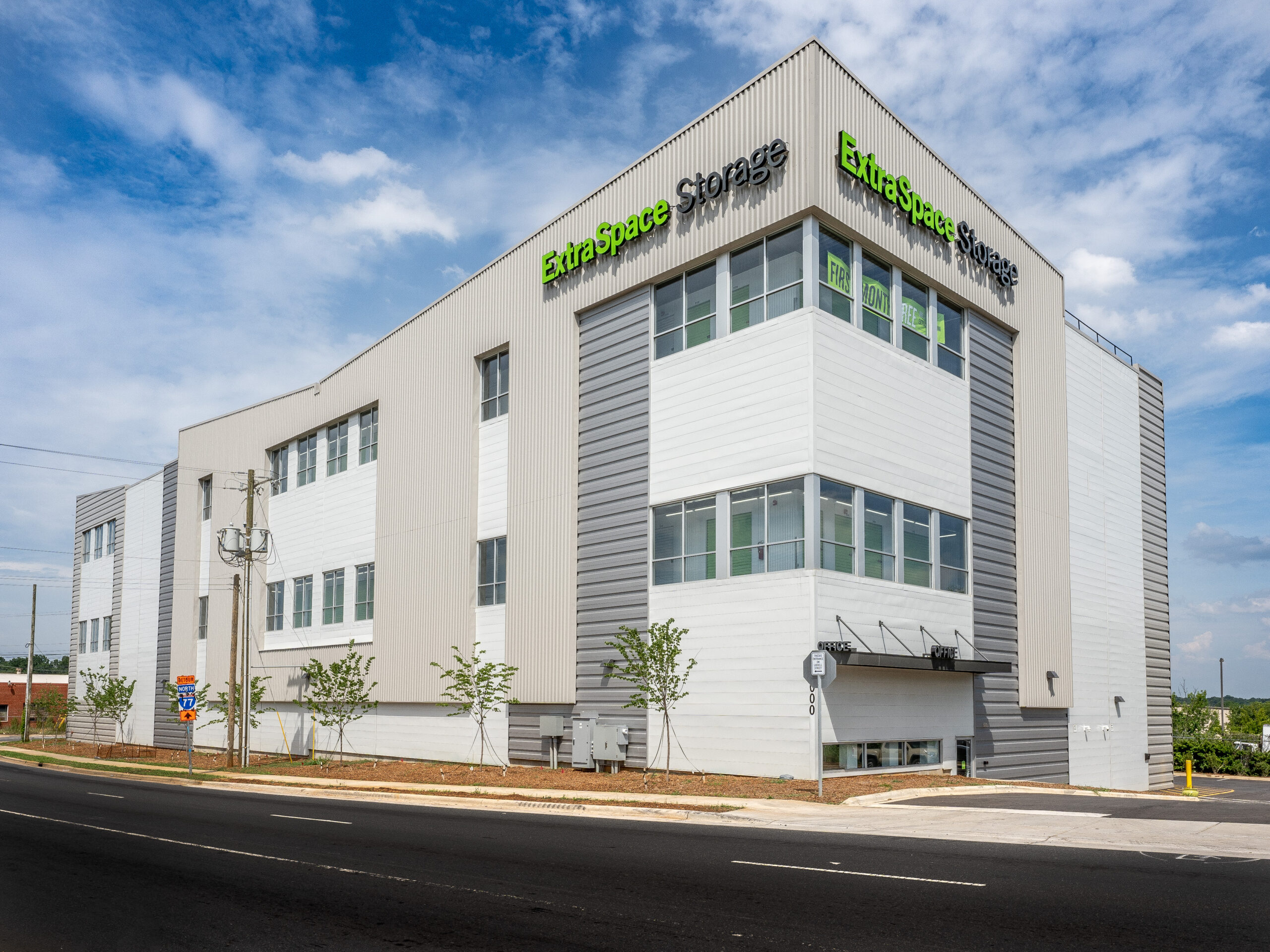 Extra Space Storage facility located in Charlotte, NC.