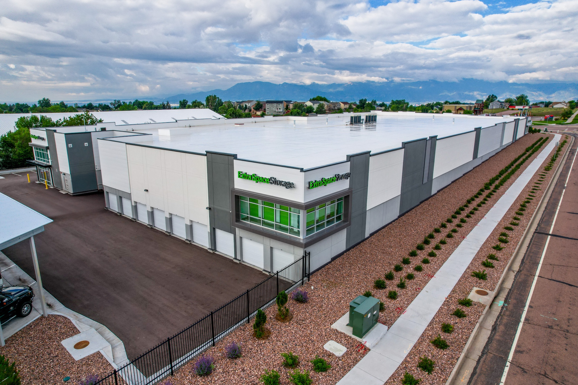 An Extra Space Storage facility in Colorado Springs, CO.