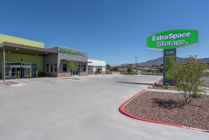 An Extra Space Storage facility in El Paso, TX.