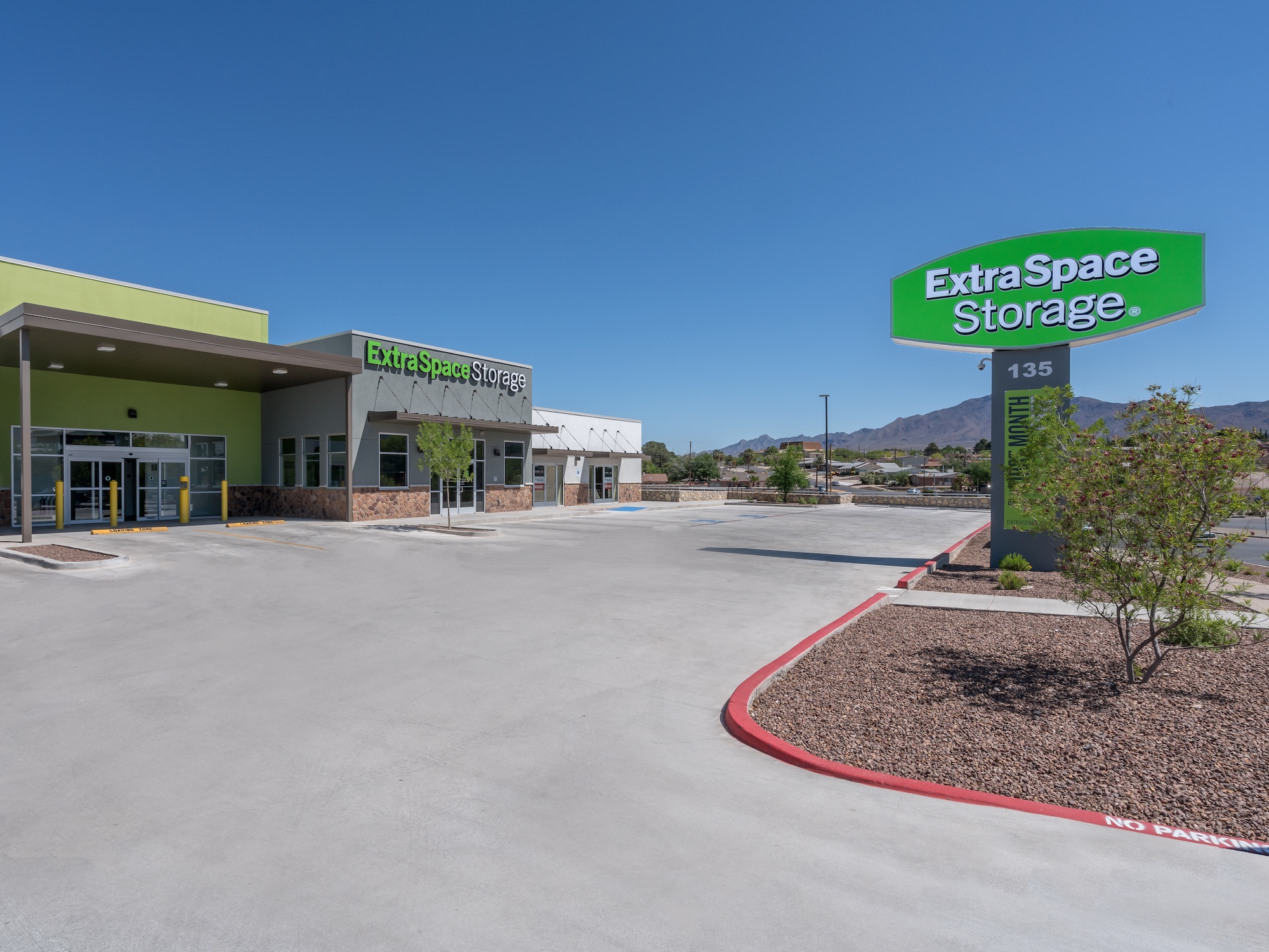 An Extra Space Storage facility in El Paso, TX.