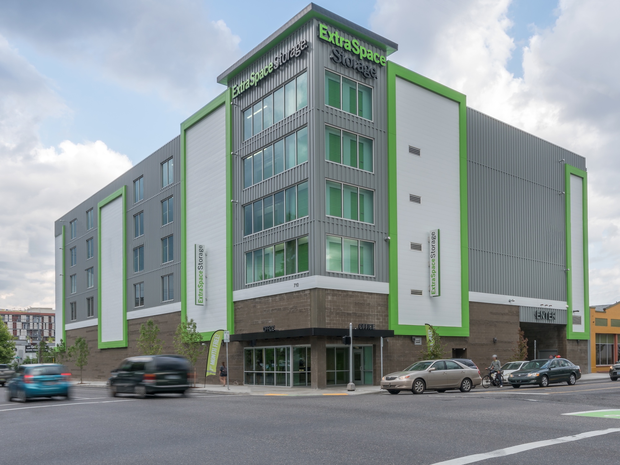 An Extra Space Storage facility in Portland, OR.