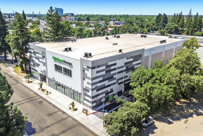 An Extra Space Storage facility in Sacramento