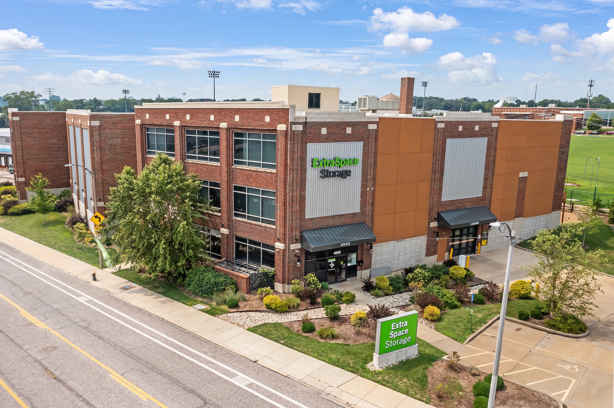 An Extra Space Storage facility in St. Louis, MO.